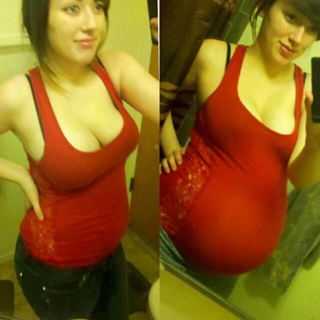 Antes y después de barrigas embarazadas
 #20204960
