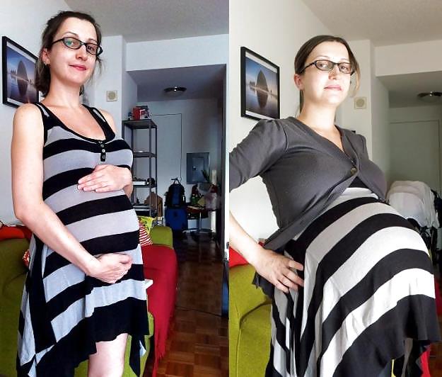 Antes y después de barrigas embarazadas
 #20205084
