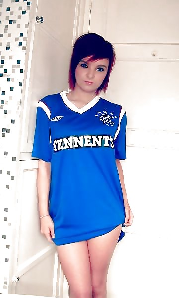 Slags in footy tops