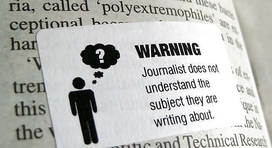 Journalismus Warnaufkleber Für Erwachsene #1956691