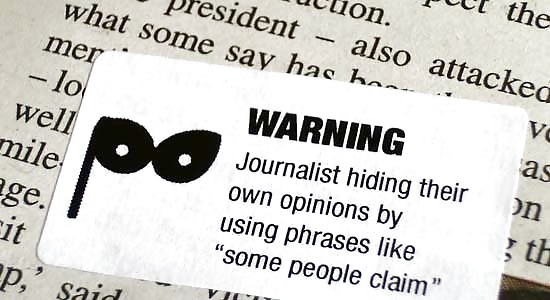 Journalism warning stickers for adults #1956706