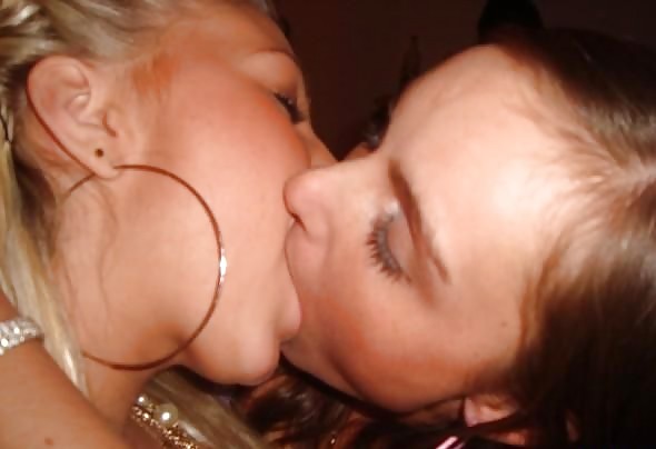 Hot Lesbians kissing  #20949720