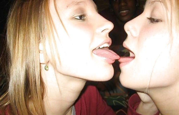 Hot Lesbians kissing  #20949730