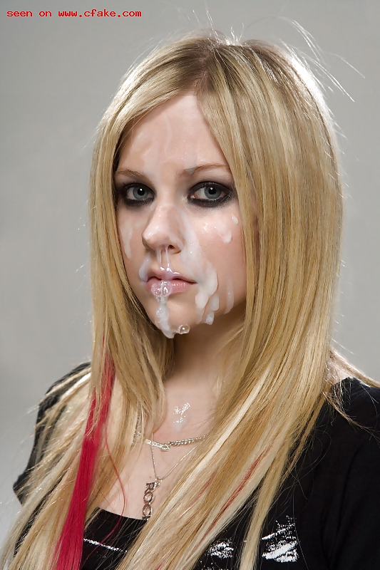 Avril Lavigne cumshots & bukkake #15042393