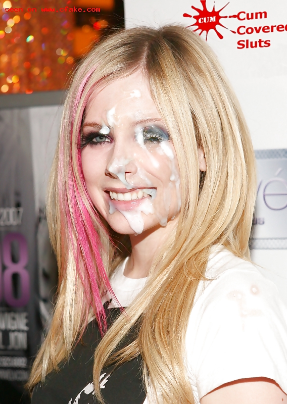 Avril Lavigne cumshots & bukkake #15042460