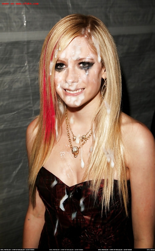 Avril Lavigne cumshots & bukkake #15042479