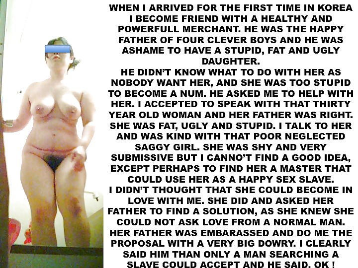 Captions of a stupid and fat submissive woman #20696126