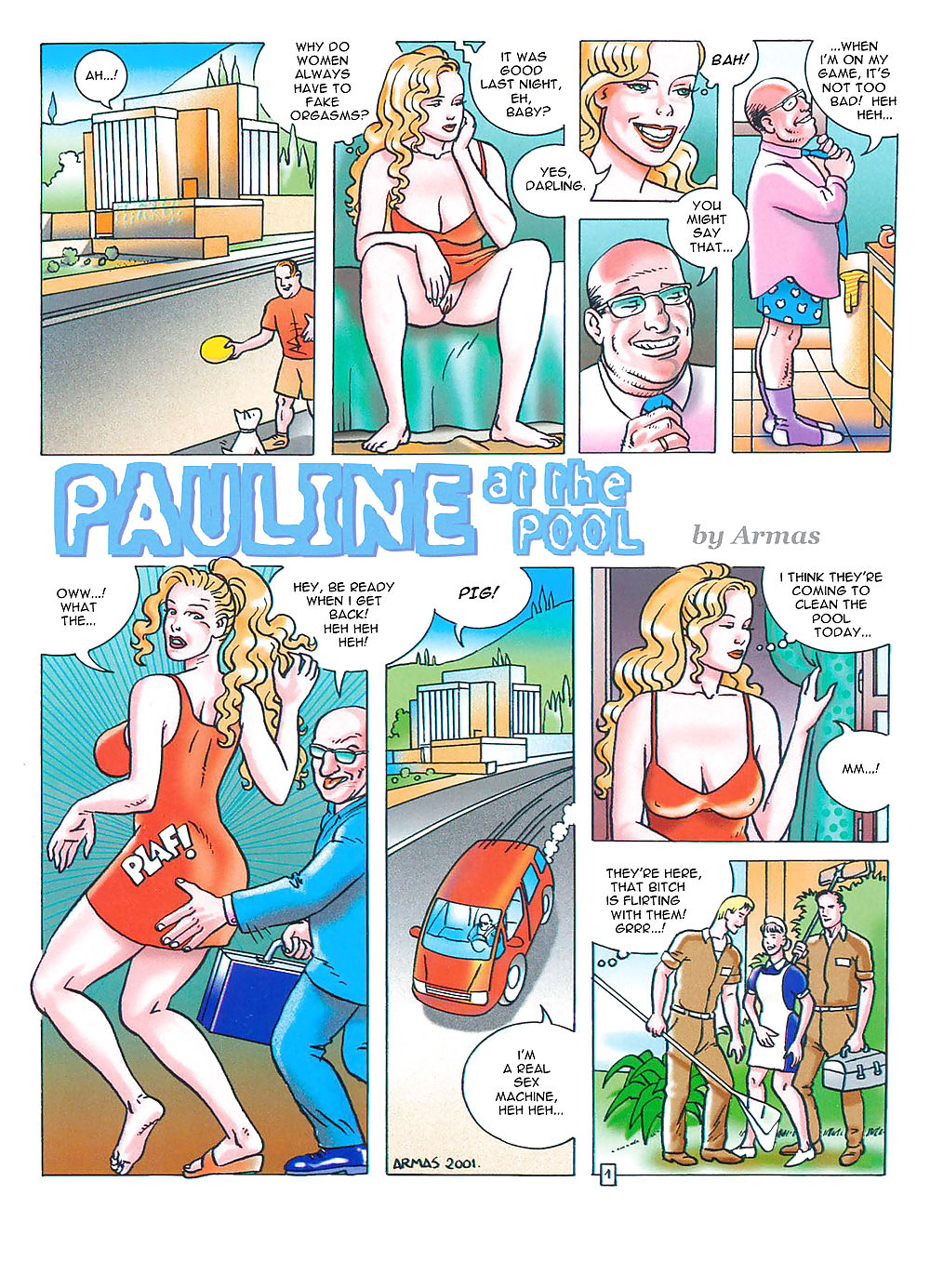 Comics Pauline Am Pool #16281086
