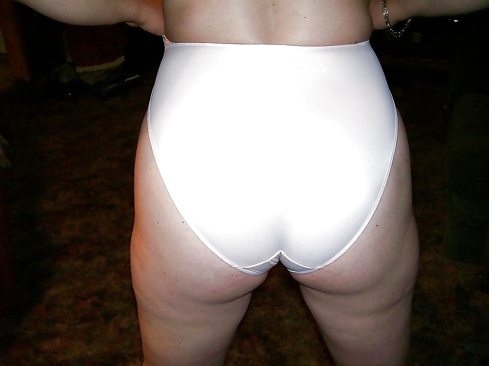 Panty ass in white #11992298