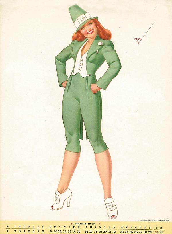 Calendario erótico 7 - petty pin-ups 1947
 #7473441