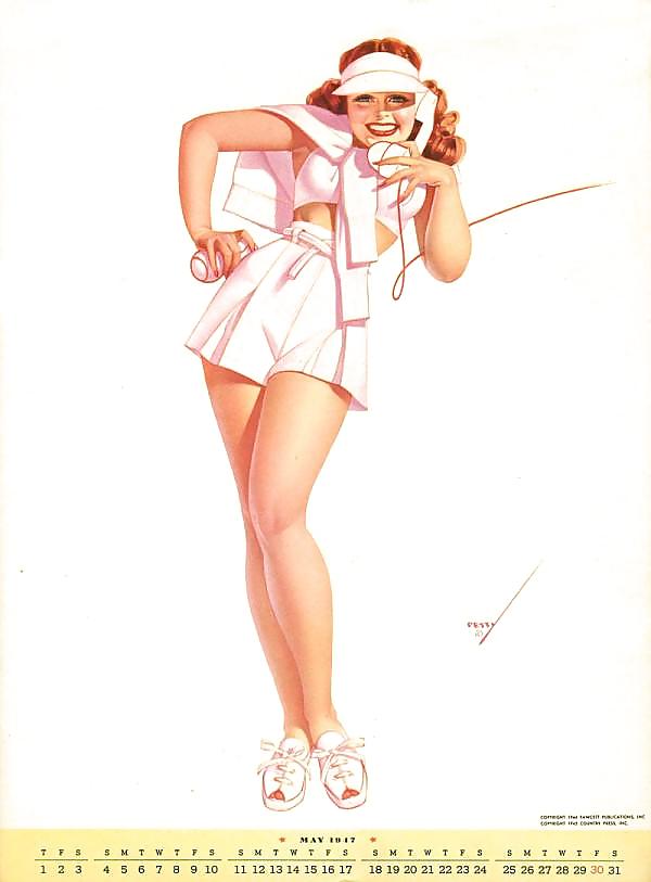 Calendario erótico 7 - petty pin-ups 1947
 #7473458