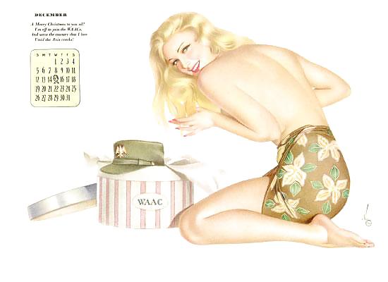 Erotic Calendar 4 - Vargas Pin-ups 1943 #8087671