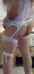 Crossdressing in lingerie da sposa
 #9435291