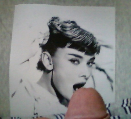 Audrey Hepburn Spannte Und Cummed #12737211