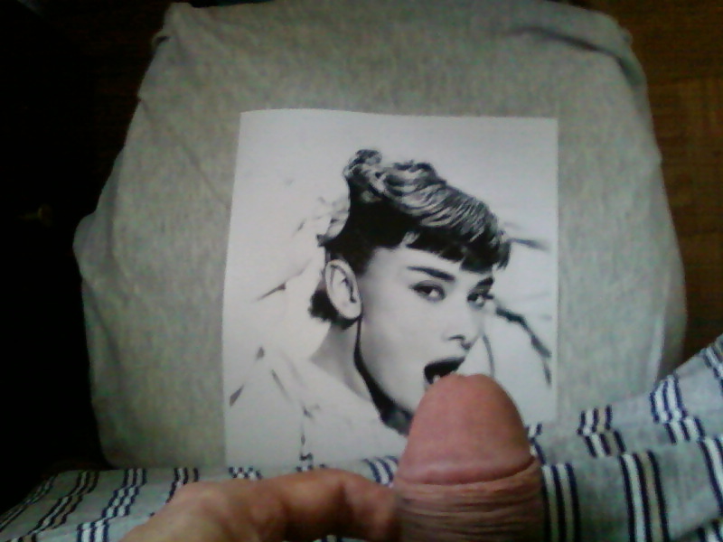Audrey Hepburn cocked and cummed #12737216