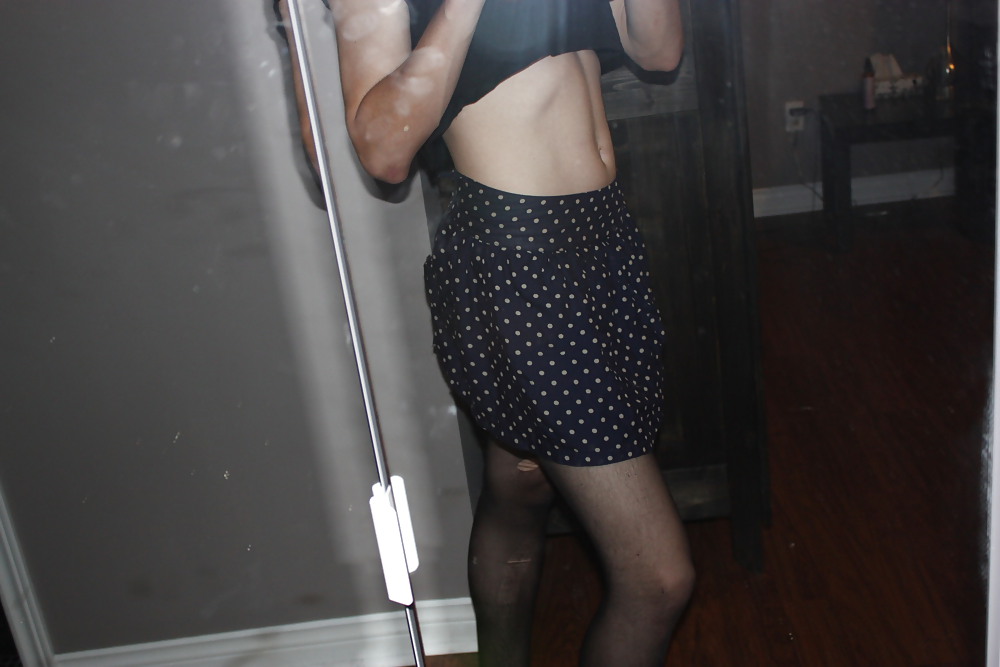 Girls Clothes Again. Sexy Young Crossdresser