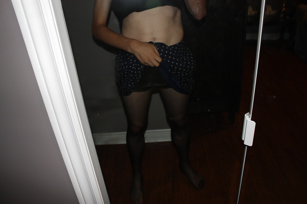 Girls Clothes Again. Sexy Young Crossdresser #5491640