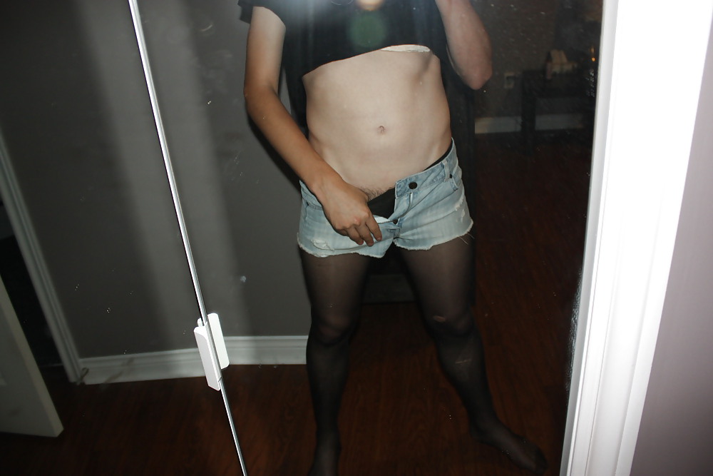 Girls Clothes Again. Sexy Young Crossdresser #5491666