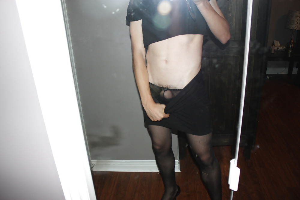 Girls Clothes Again. Sexy Young Crossdresser #5491701
