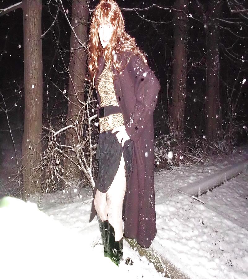 Afuera cuando nieva
 #17771933