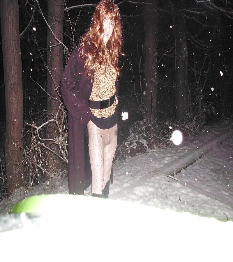 Afuera cuando nieva
 #17772009