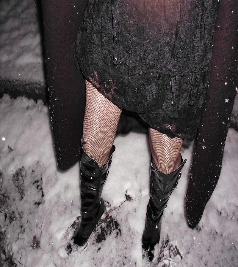 Afuera cuando nieva
 #17772052