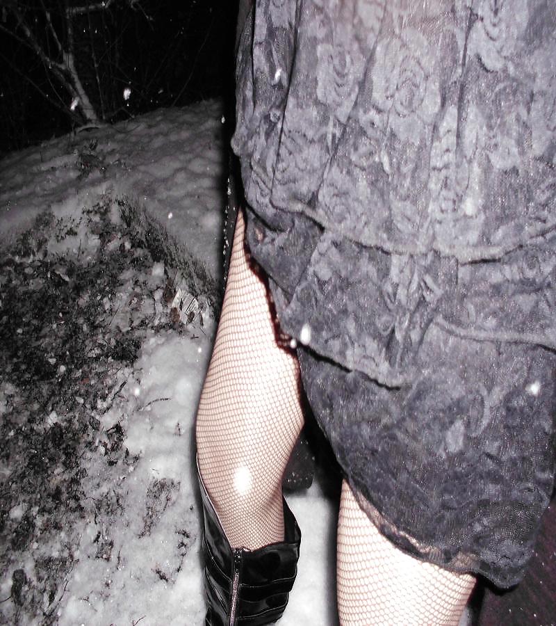 Afuera cuando nieva
 #17772089
