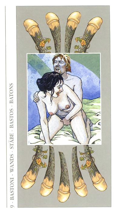 Erotische Spielkarten 13 - Tarot Decamerone #16923610