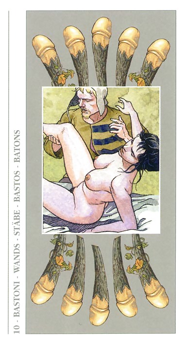 Erotische Spielkarten 13 - Tarot Decamerone #16923618
