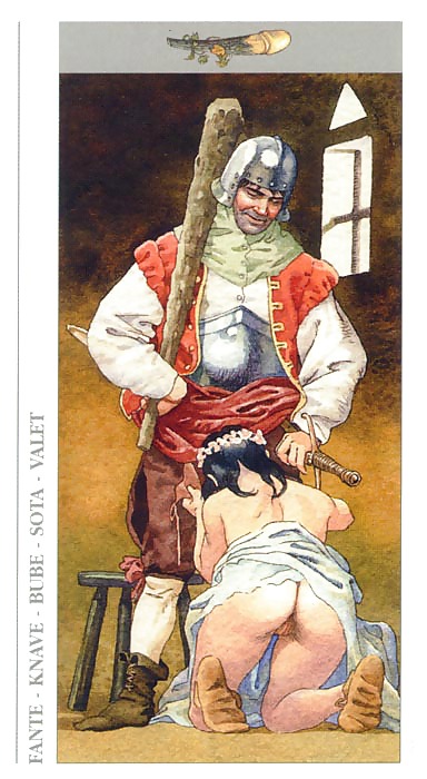 Carte da gioco erotiche 13 - tarocco decamerone
 #16923644