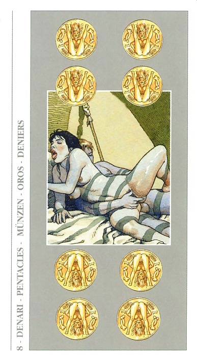 Erotische Spielkarten 13 - Tarot Decamerone #16923711