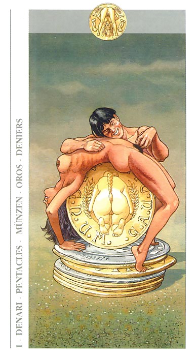 Erotische Spielkarten 13 - Tarot Decamerone #16923731