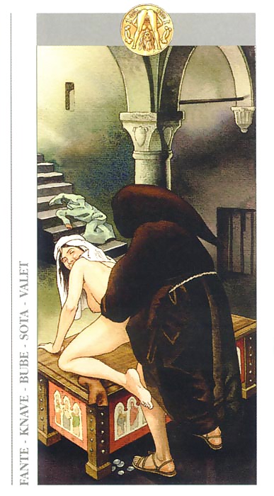 Erotische Spielkarten 13 - Tarot Decamerone #16923747