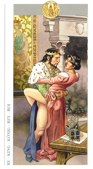 Erotische Spielkarten 13 - Tarot Decamerone #16923752