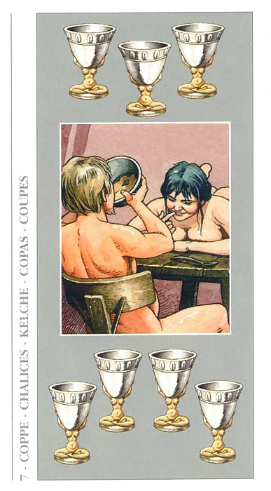 Erotische Spielkarten 13 - Tarot Decamerone #16923794