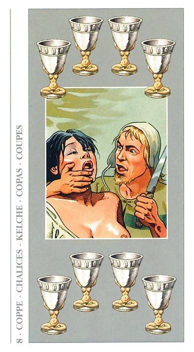 Erotische Spielkarten 13 - Tarot Decamerone #16923801