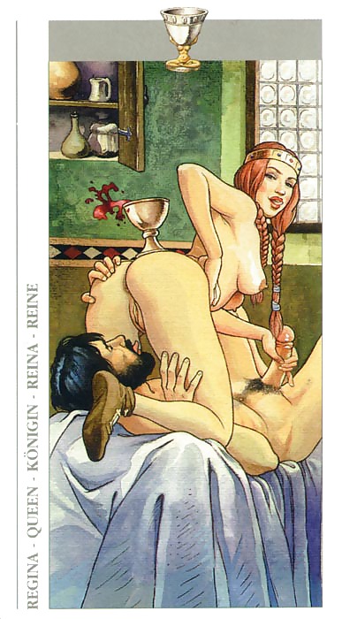 Erotische Spielkarten 13 - Tarot Decamerone #16923847