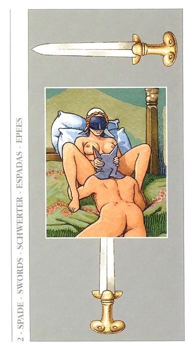 Erotische Spielkarten 13 - Tarot Decamerone #16923868