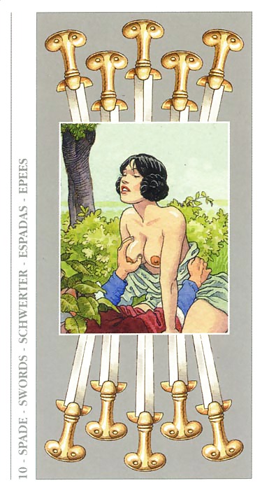 Erotische Spielkarten 13 - Tarot Decamerone #16923925