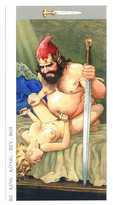 Erotische Spielkarten 13 - Tarot Decamerone #16923947