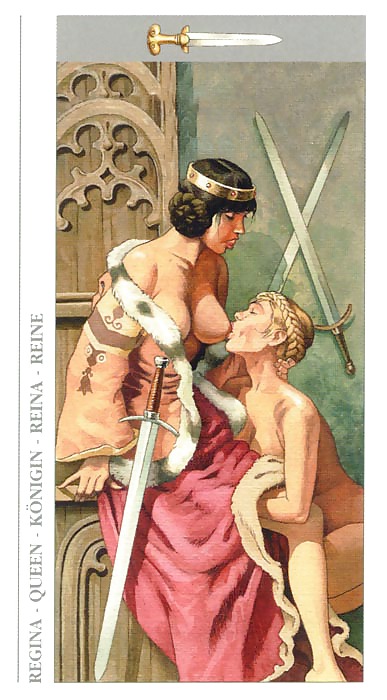Erotische Spielkarten 13 - Tarot Decamerone #16923955