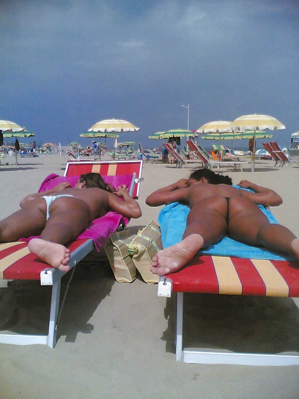 Italian tan ass on the beach #8195748