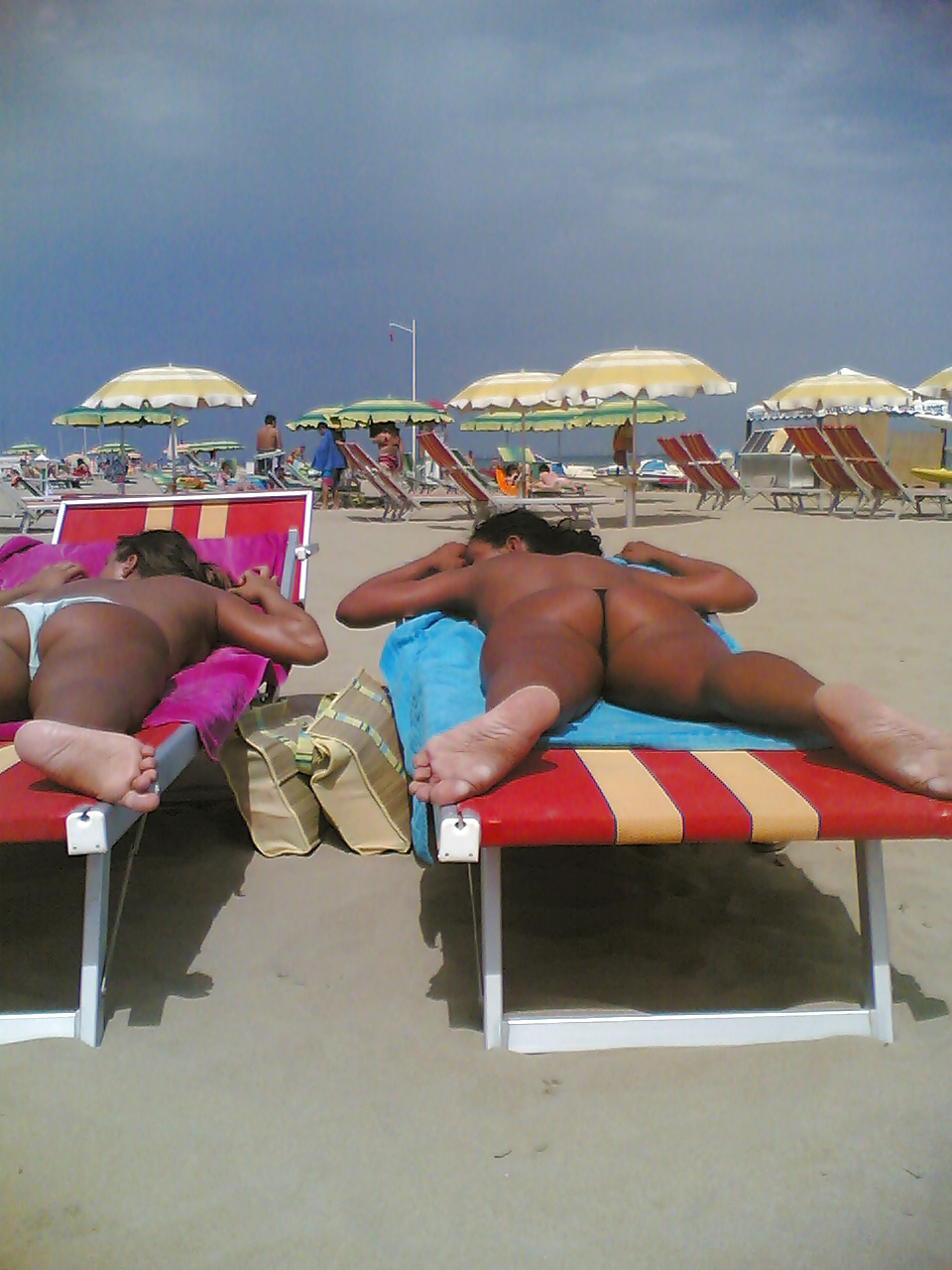 Italian tan ass on the beach #8195754