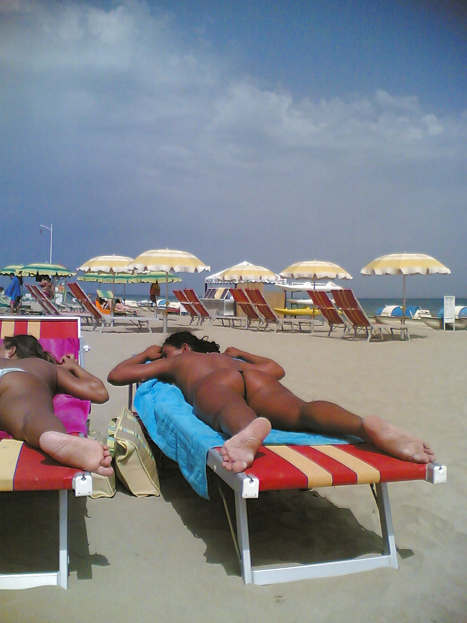 Italian tan ass on the beach #8195759