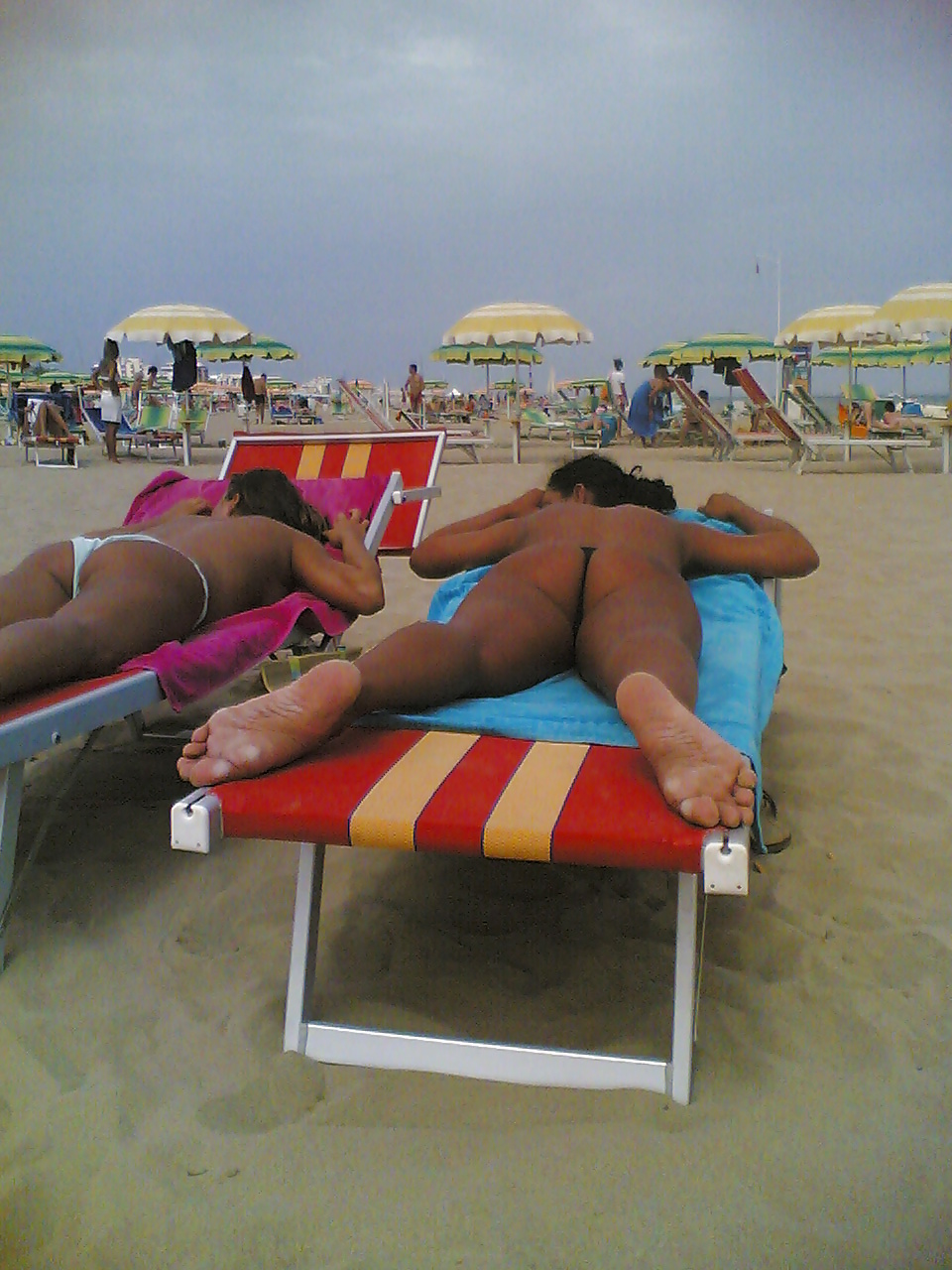 Italian tan ass on the beach #8195764