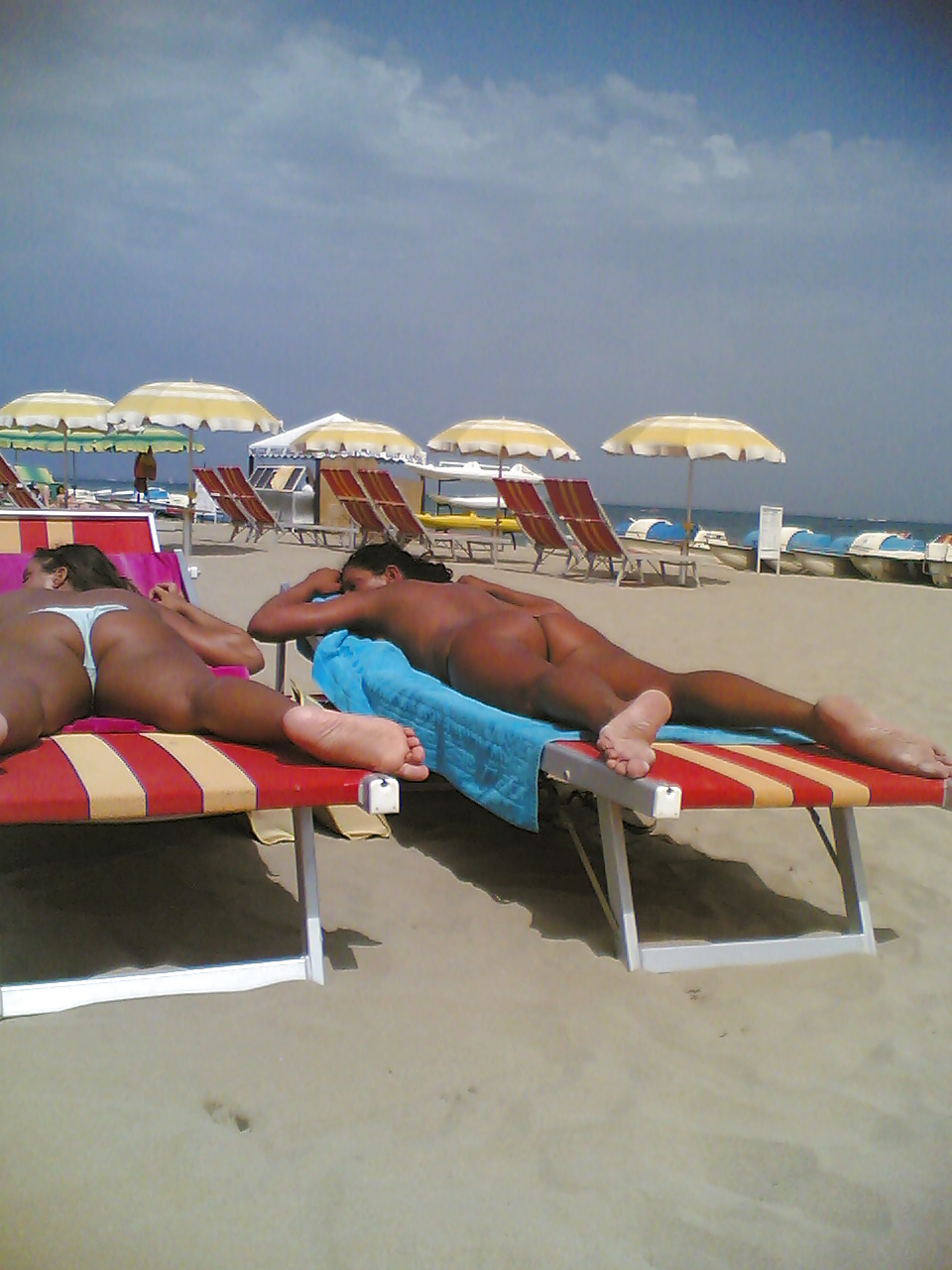 Italian tan ass on the beach #8195800