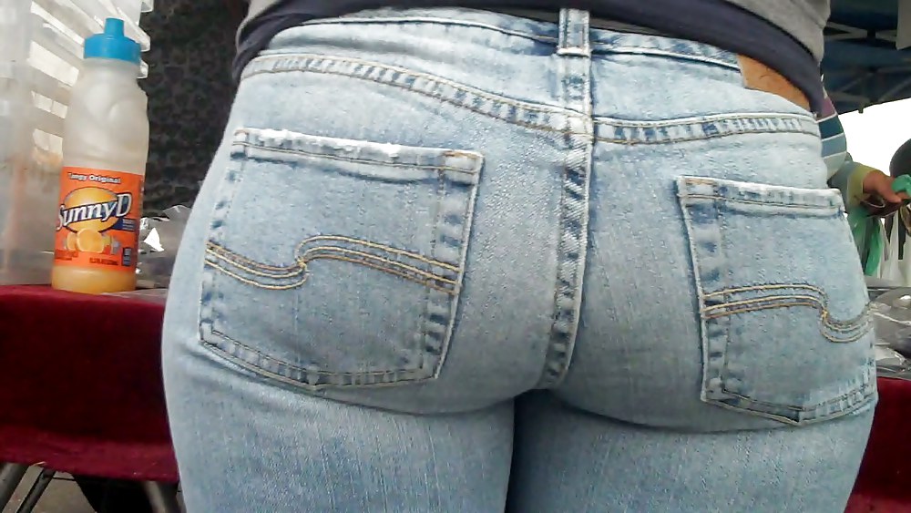 Cum on look at nice big ass in butt tight jeans #3639303