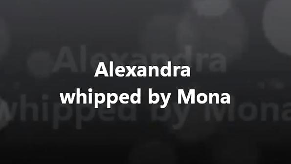 Alexandra  whipped by Mona #4045243