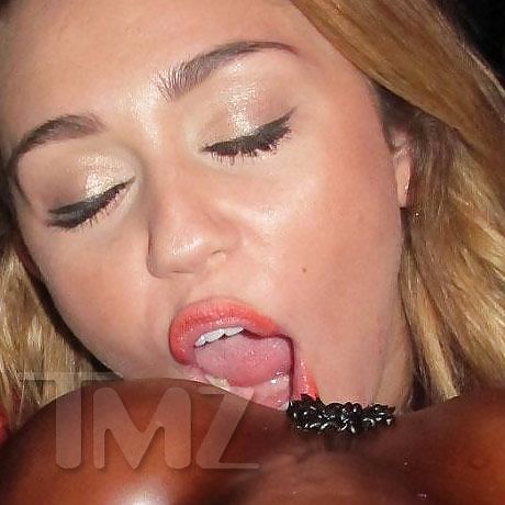 Miley Cyrus Choc Cock and more #7074080