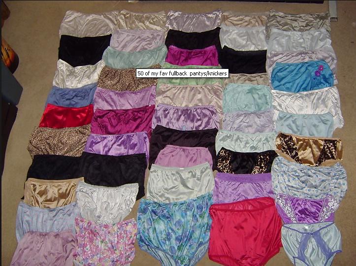 Satin pantys and knickers #10403857